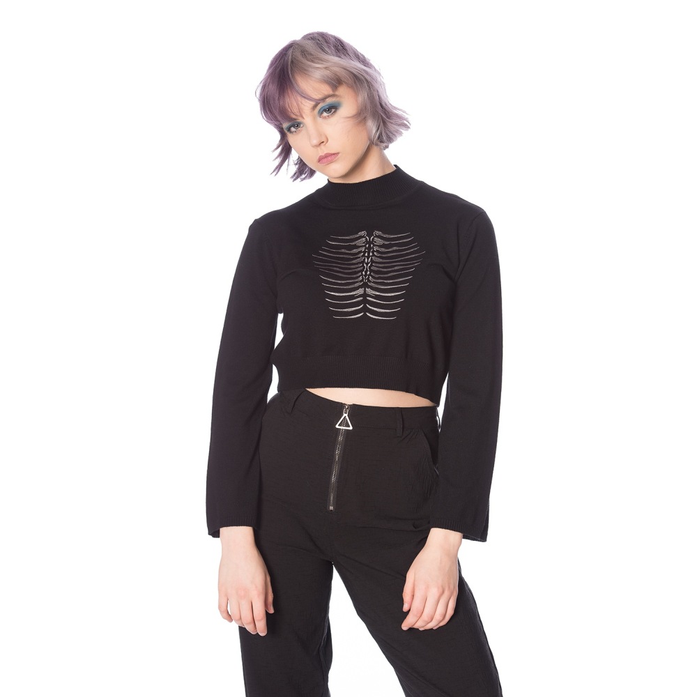 Banned - FOSSIL Pull en tricot - Noir